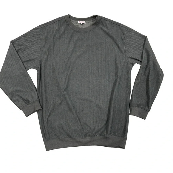 NWOT Rosebud Corded Crew Sweatshirt Women’s Large ribbed neckline, cuffs, hem - Picture 1 of 5